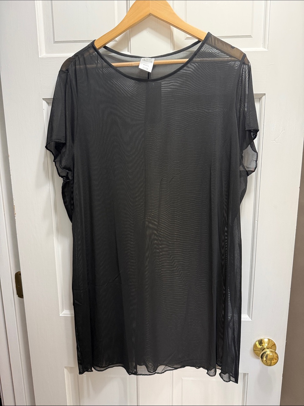 Wild Fable black sheer beach cover up